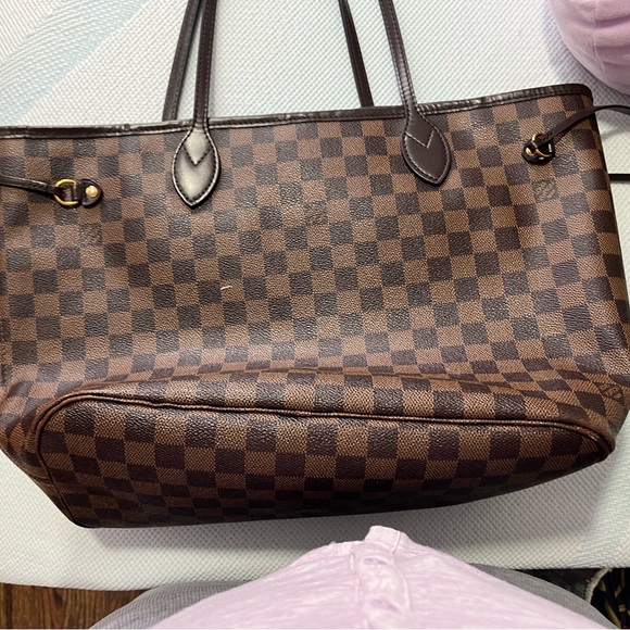 Louis Vuitton Damier tote bag in brown checkered. - Picture 4 of 7
